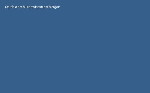 Startfeld am Muldewiesen am Morgen